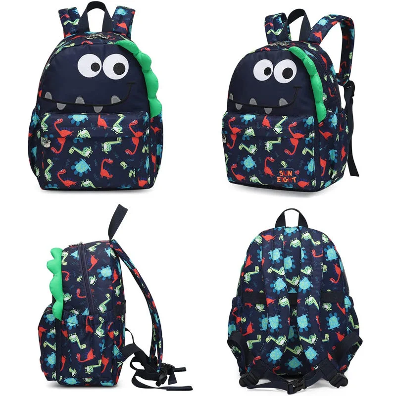 Custom Children Small Baby Book Backpack Kindergarten Animal Cartoon Dinosaur Kids Backpack