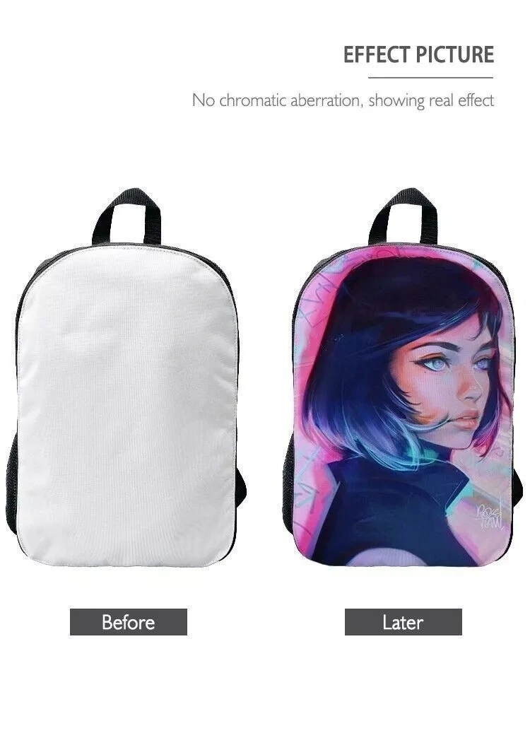 Sublimation Backpack Blank Children Kids Printing School Book Bag