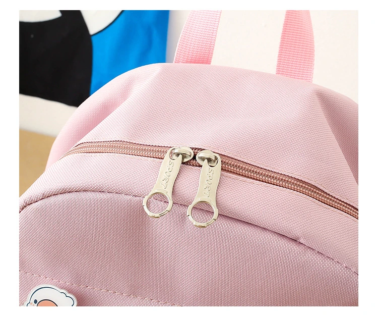 Fashion Laptop Backpack Shoulder Handbag, Canvas 4PCS/Set Child School Bag