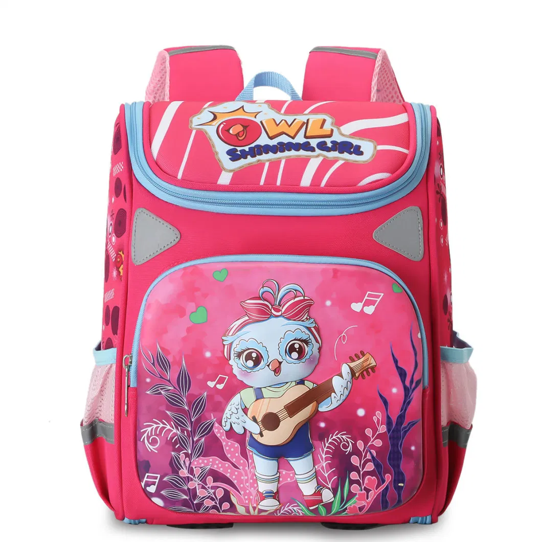 New Custom 3D Cartoon Little Deer Nylon Bag Lovely Kids Waterproof School Bag Kindergarten Student Backpack