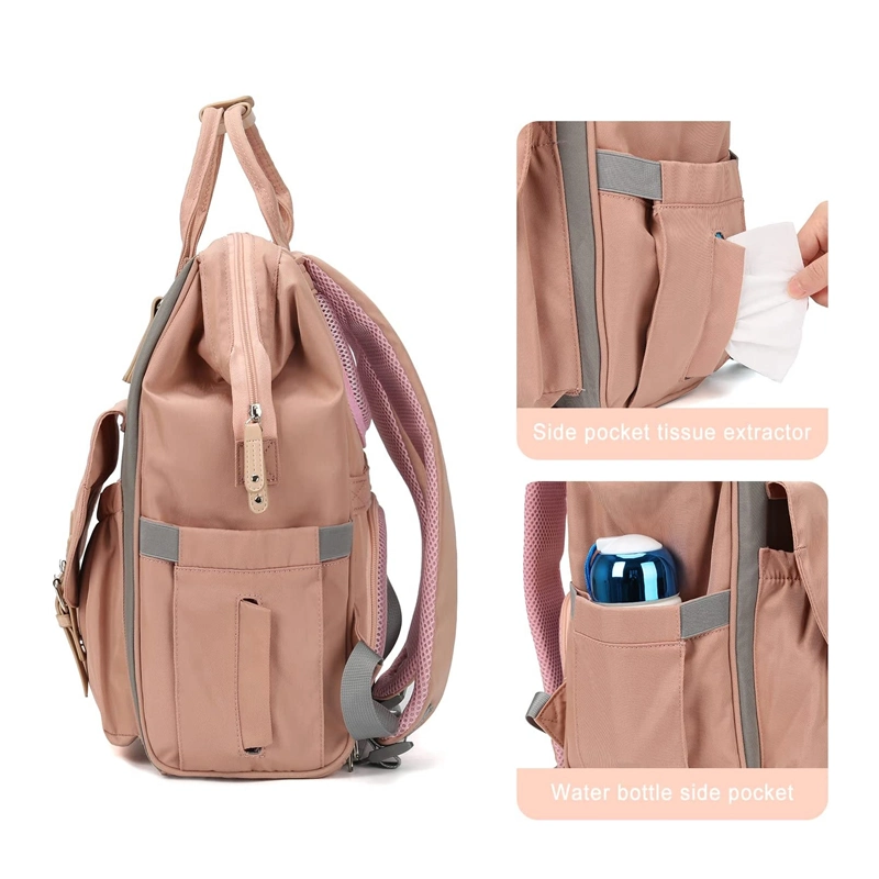 New Arrival Diaper Bag Backpack for Baby with Milk Thermal Pocket