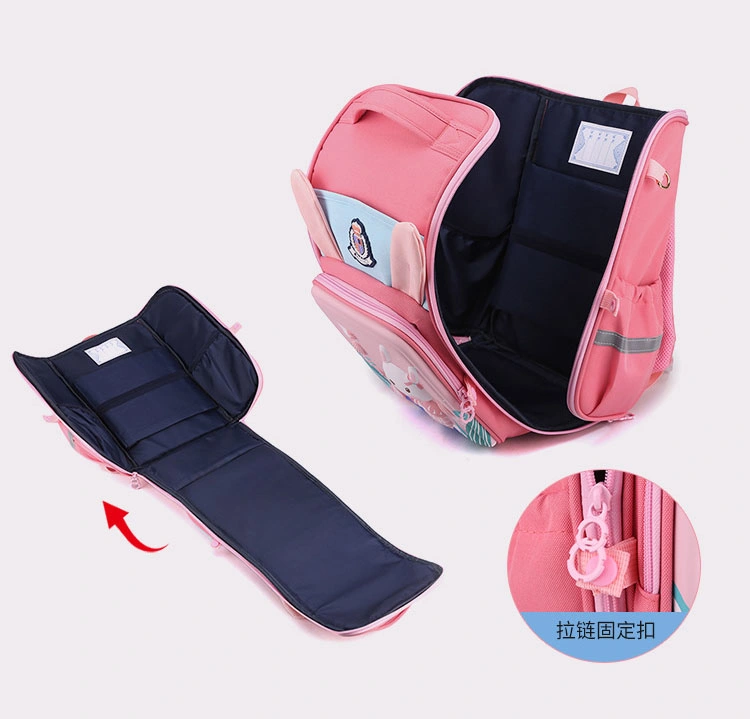 Lightweight Cute Rabbit Print Nylon School Backpack Bags Popular Backpack for Kids