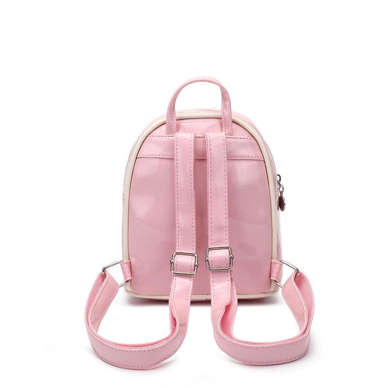 Cute 3D Rabbit PU Leather Backpack for Kindergarten Kids Children Girl