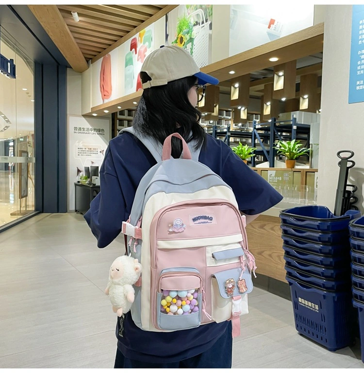 Cute Cartoon Waterproof Large Capacity Backpack for Teenager Student Girl Boy