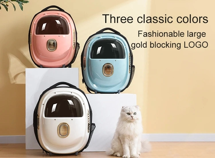 Cat Backpack Portable Pet Carrier Astronaut Space Capsule Transparent Bag for Kitty Puppy Transportation Cage Cat Accessories