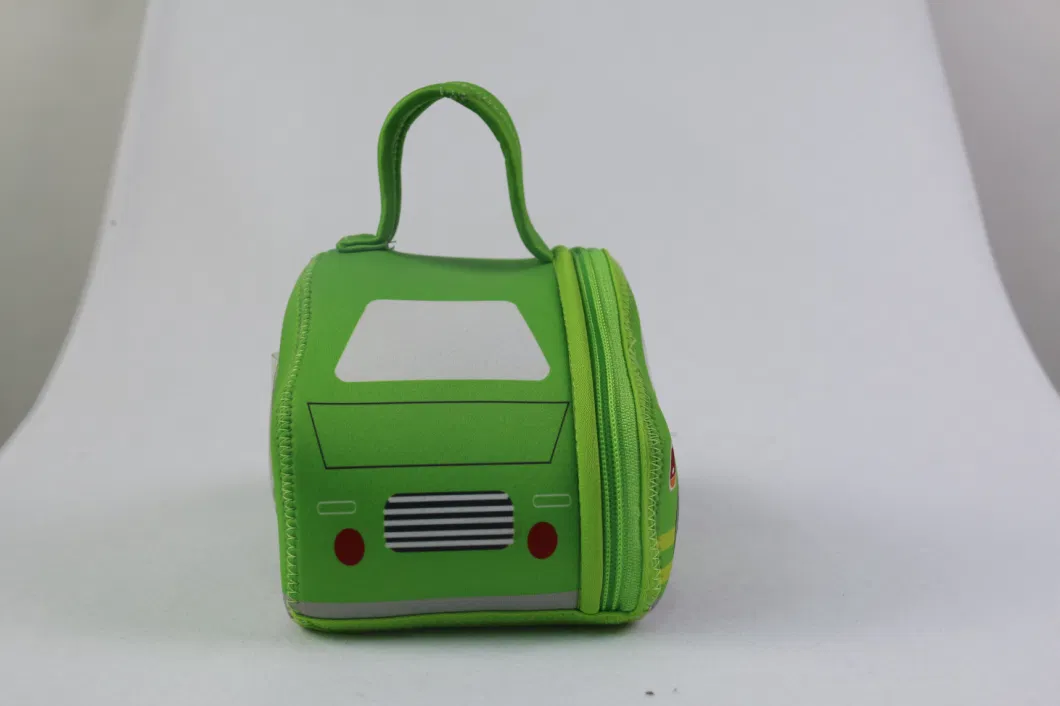 Custom Neoprene Lunch Bag for Kids - Car-Shaped Box, Insulated, and Packed with Fun Gear, Lunchtime Excitement