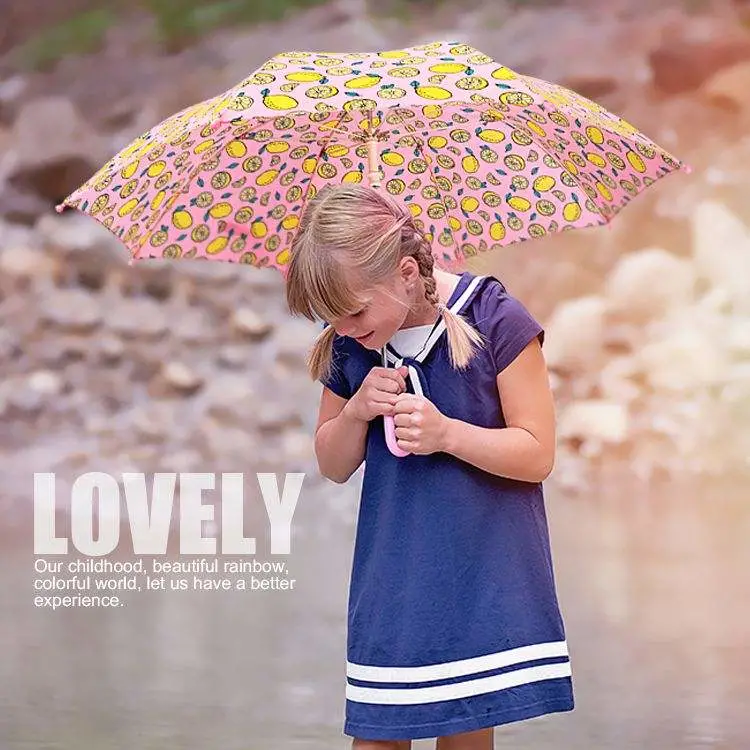 Design Logo Imprint Children Umbrella Good Quality Kids Umbrella with Custom Printings