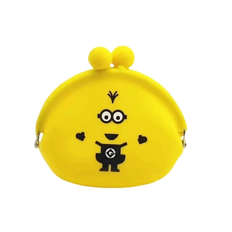 Mini Silicone Coin Purse Case Animals Small Change Wallet Purse Women Silicone Rubber Key Wallet Coin Bag for Children Kids Gifts