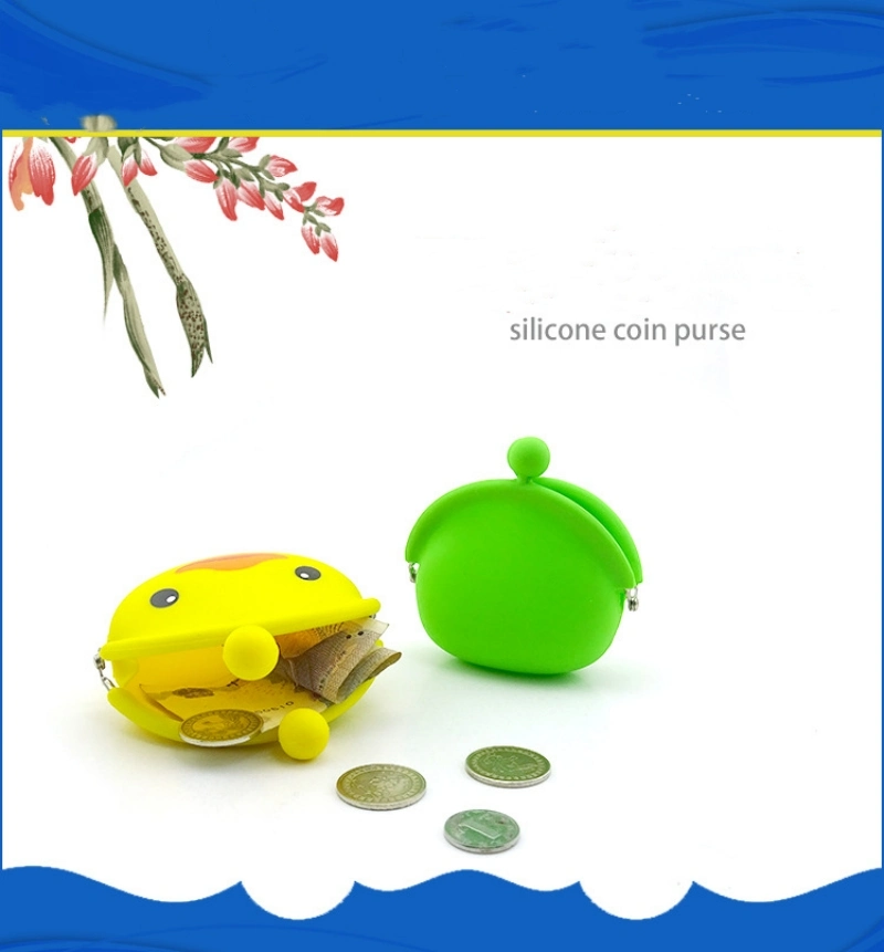 Mini Silicone Coin Purse Case Animals Small Change Wallet Purse Women Silicone Rubber Key Wallet Coin Bag for Children Kids Gifts