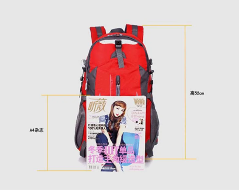 Outdoor Adventure Backpack with Trolley for Hiking