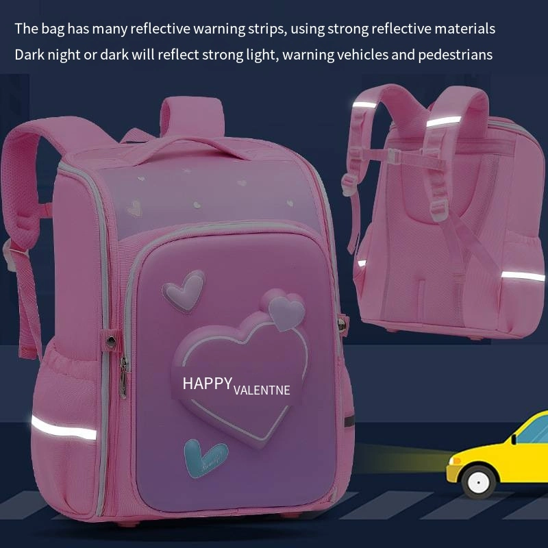 Primary School Children&prime;s Backpack Load Relief Ridge Protection Waterproof