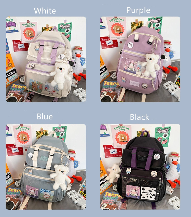 2023 New Ins Japanese Cute High Student Fashion Small Fresh School Backpack