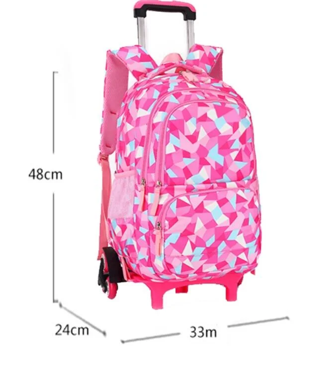 Hot Selling The Children Polyester School Bag Girl Boy Trolley Backpacks Adult Bag Kids School Backpacks