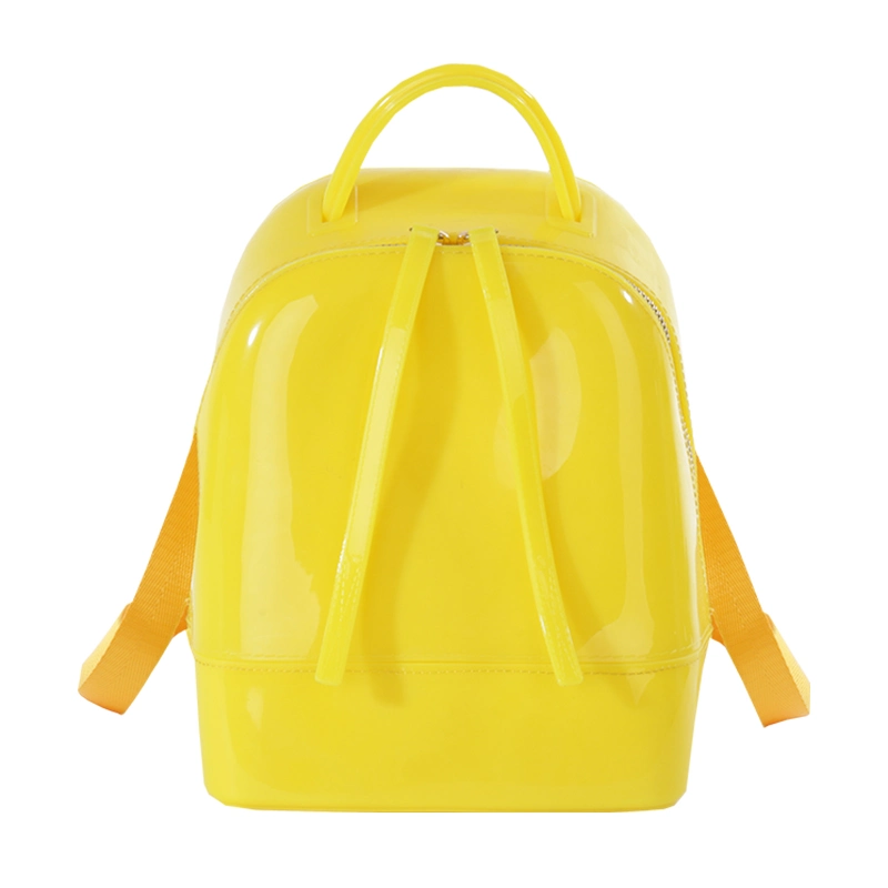 Fashion Summer Adjustable Strap Clear School Backpack Transparent Waterproof PVC Jelly Backpack