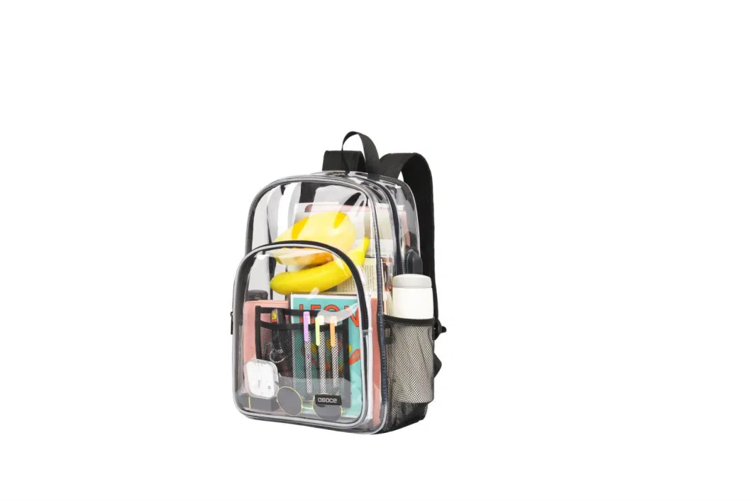 PVC Transparent Men&prime;s and Women&prime;s Backpacks