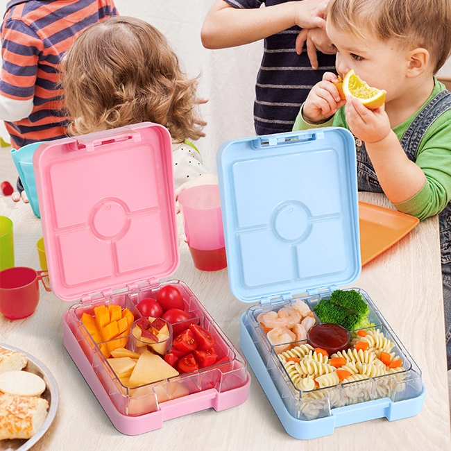 Aohea on-The-Go Meal - Built-in Utensil Set Bento Lunch Box Containers