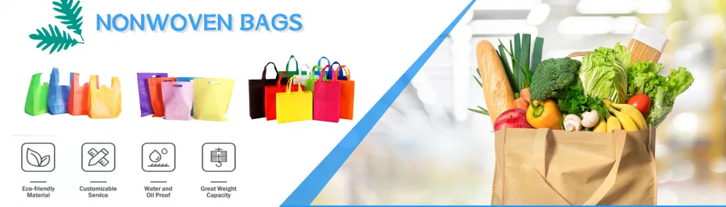 Wholesale Custom Personalized Non Woven Bag Promotional Reusable Non-Woven Bag Cloth Shopping Tote Bags with Logo