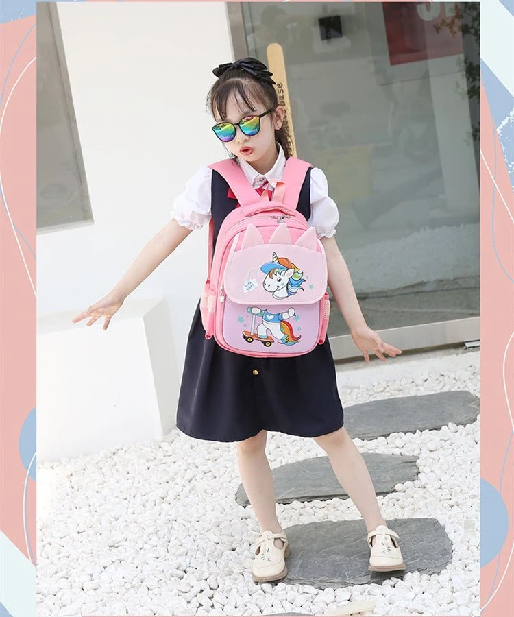 Wholesale Cartoon Durable Strawberry Bear Large Capacity Backpack Schoolbag for Children