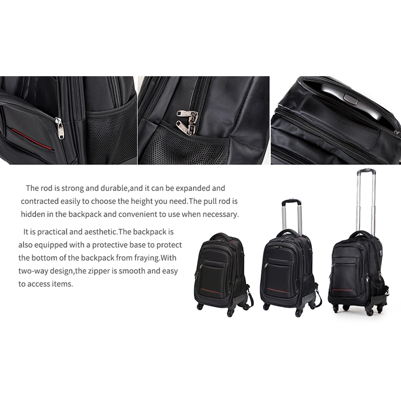 Wholesale Good Quality Durable Wholesale Student Luggage Rolling Wheeled Laptop School Backpack