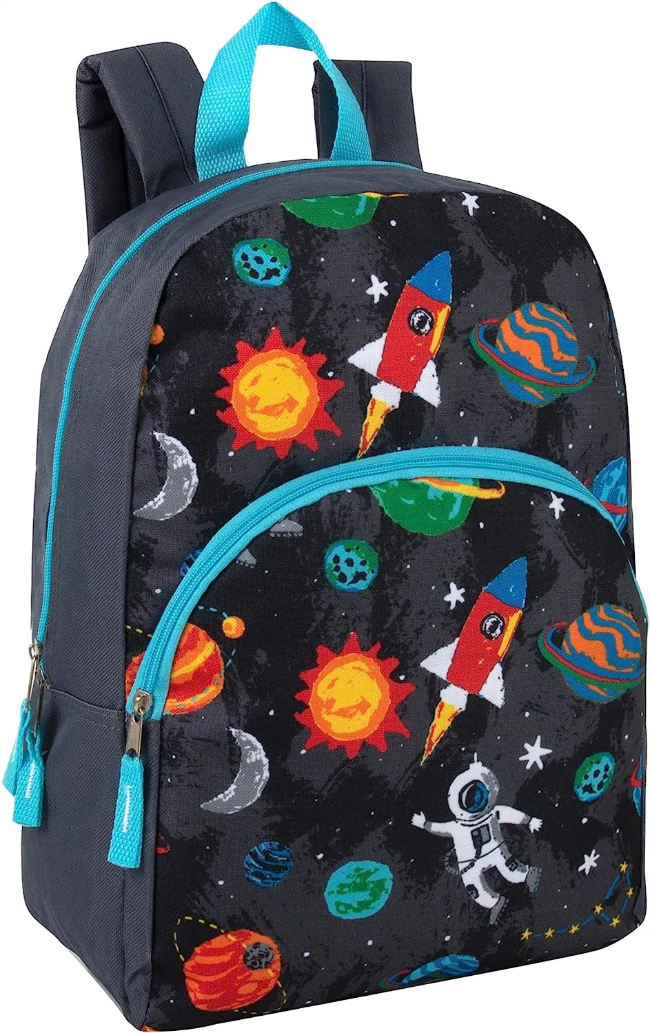 Unisex Kids&prime; Character Backpacks with Adjustable, Padded Shoulder Straps (15&quot;)