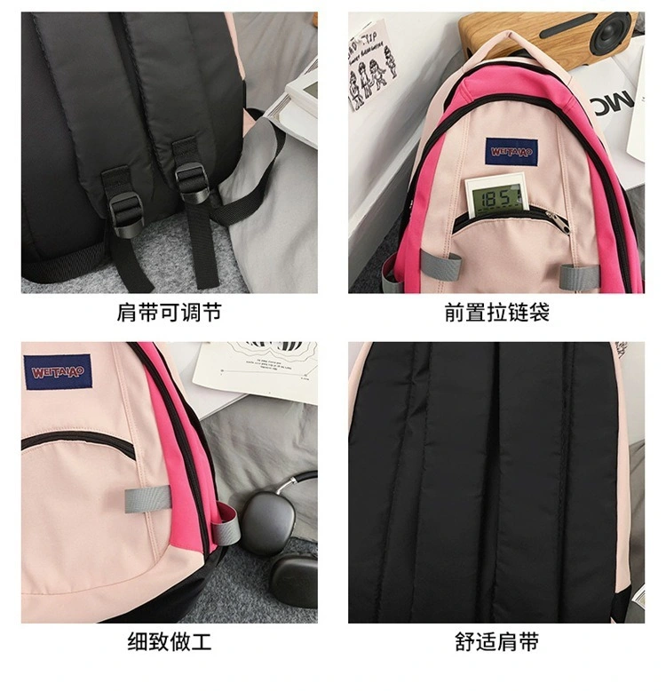 High Quality Backpack Men&prime;s Business Backpack Outdoor Computer Bag Leisure Middle School Student Travel Bag Ins