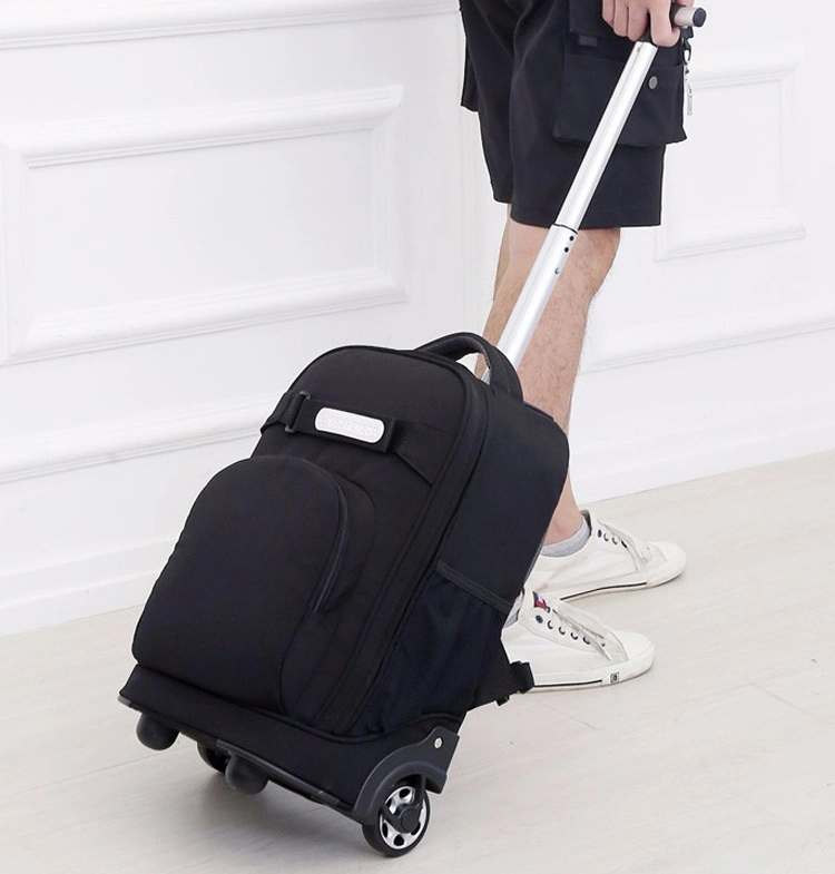 Fashion Leisure Promotional Travelling Carry on Wheeled Business Kids Children Bags Travel Trolley School Backpack