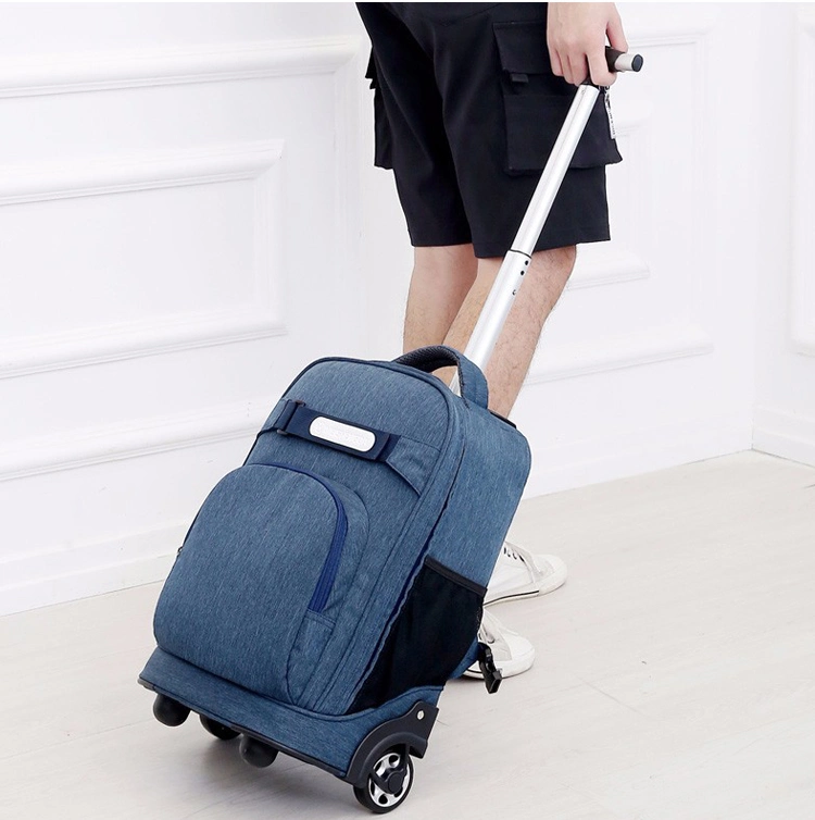 Fashion Leisure Promotional Travelling Carry on Wheeled Business Kids Children Bags Travel Trolley School Backpack