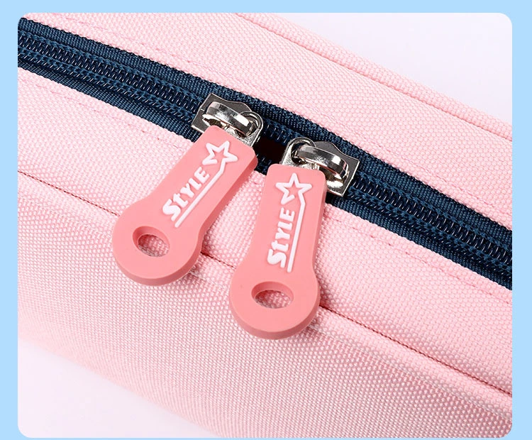 Primary Junior High School Boys Girls Students Kids Children Office Stationery Promotion Gift Pencil Pen Box Pouch Cases Bag (CY0063)