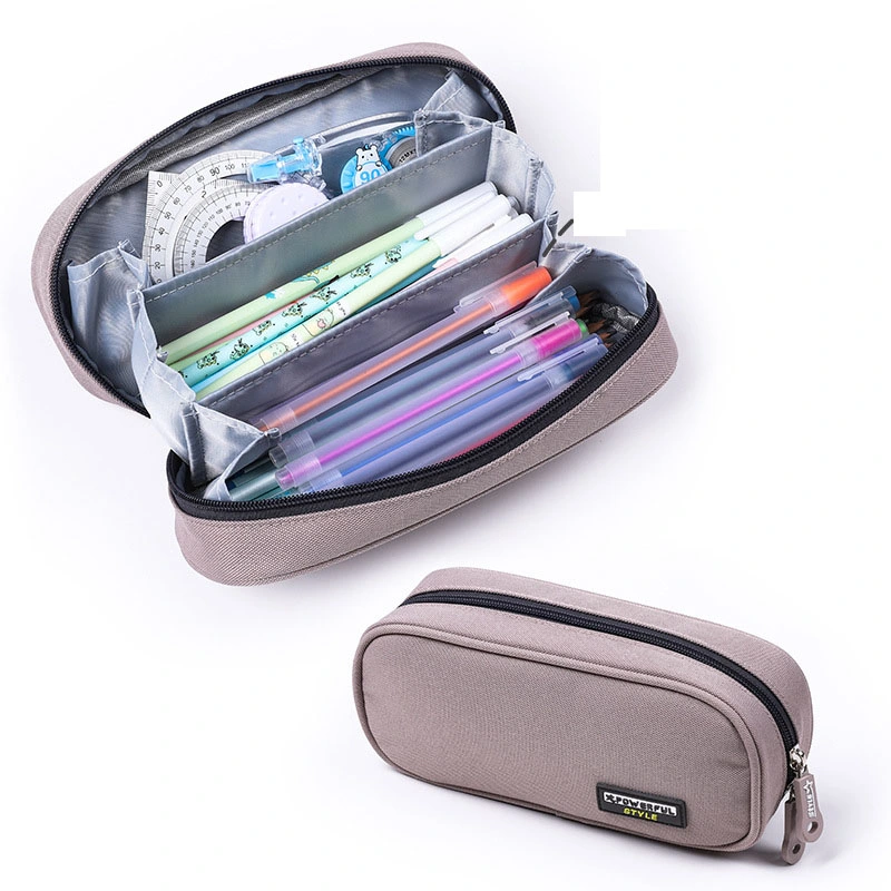 Primary Junior High School Boys Girls Students Kids Children Office Stationery Promotion Gift Pencil Pen Box Pouch Cases Bag (CY0063)