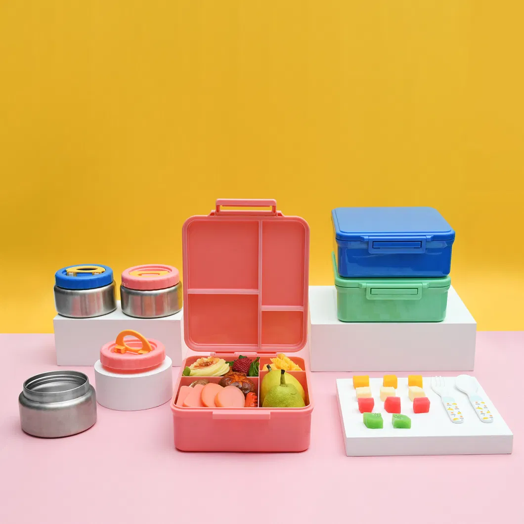 Aohea Kids Lunch Box, Stackable Bento Lunch Containers for Adults, Leak-Proof