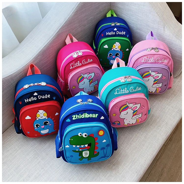 New Kindergarten Kawai Kids Maternal School Bag Boys and Girls Cartoons Children Backpack