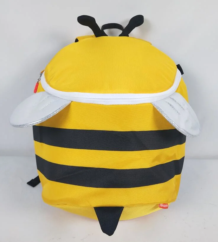 2022 New 3D Cute Cartoon Neoprene Animal Bee Waterproof Schoolbag Kids Backpack Back Pack