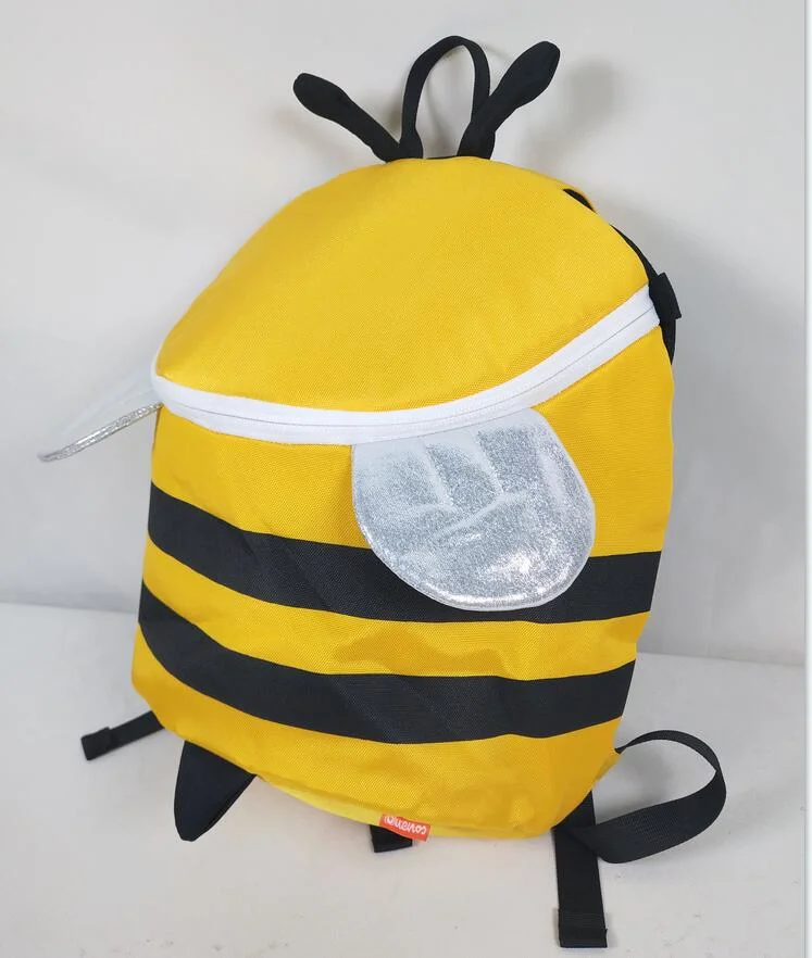 2022 New 3D Cute Cartoon Neoprene Animal Bee Waterproof Schoolbag Kids Backpack Back Pack