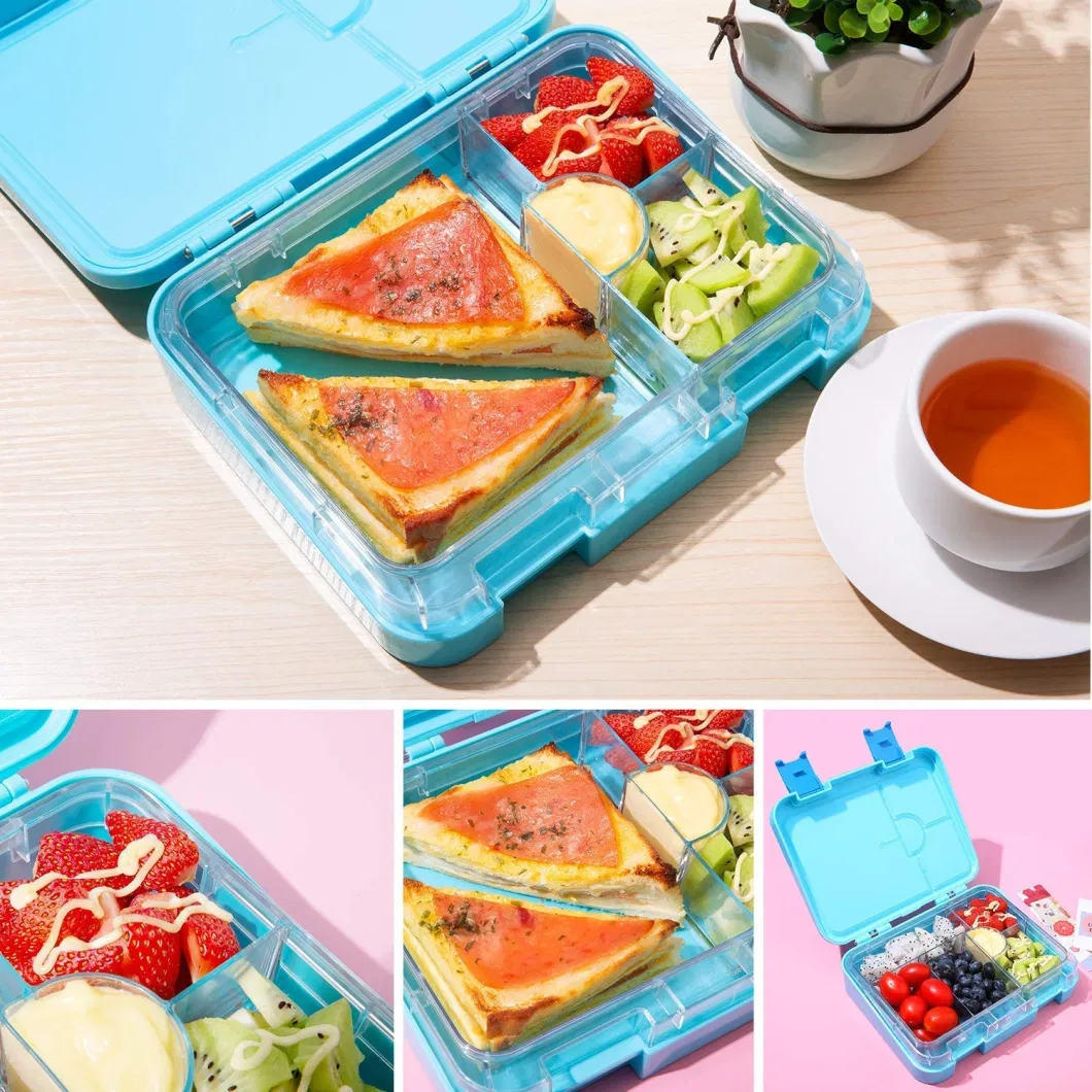 Aohea Microwave Safe Lunch Box Leakproof Stackable Bento Containers