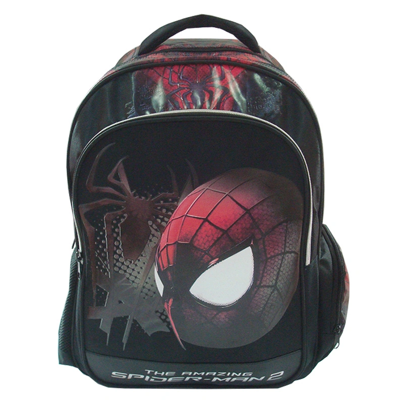 New Patterns Cartoon Spider Man School Backpack Bags for Kids Boys