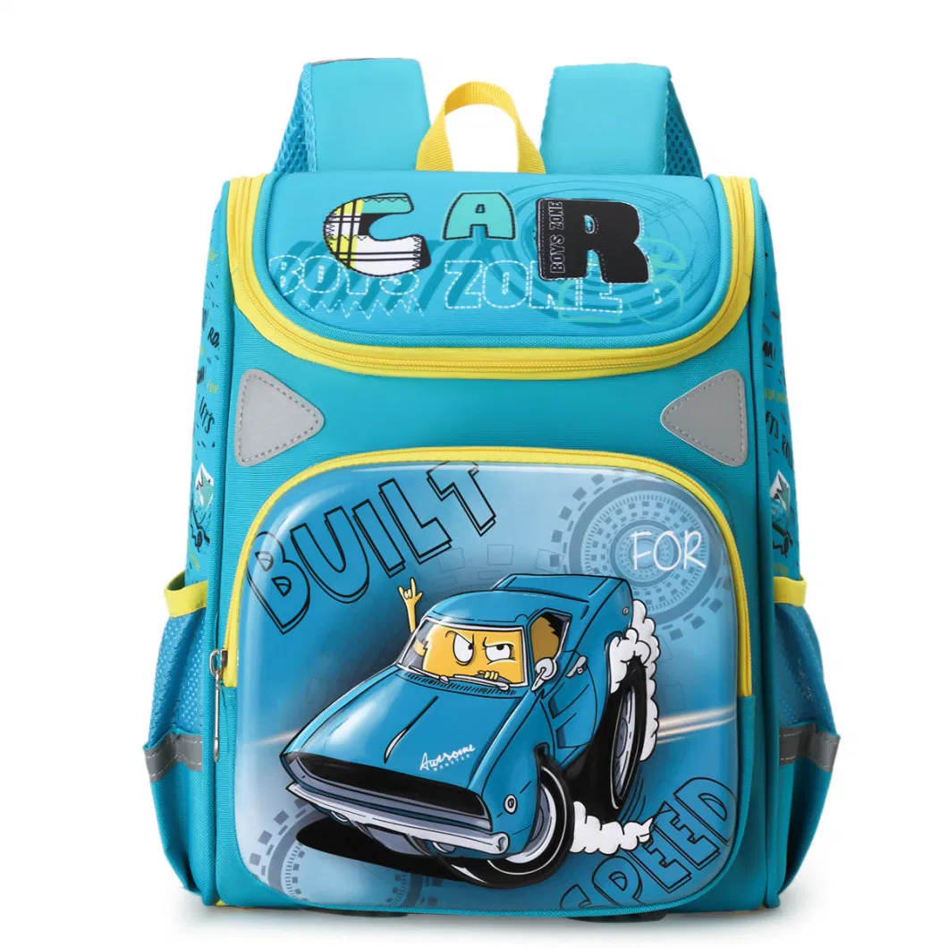 New Custom 3D Cartoon Little Deer Nylon Bag Lovely Kids Waterproof School Bag Kindergarten Student Backpack