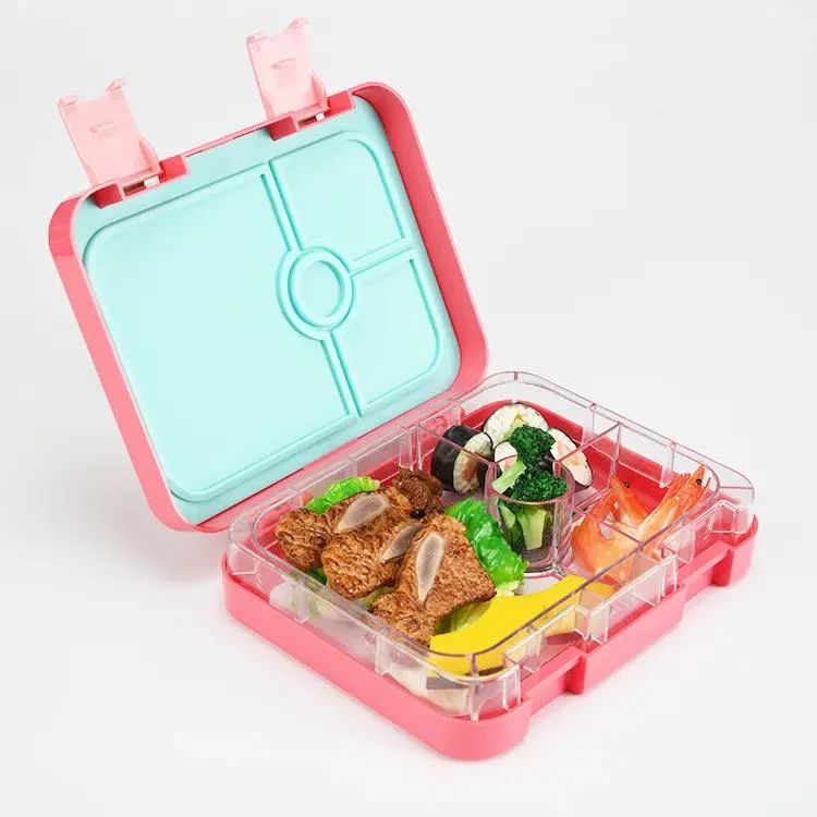 Aohea Lunch Box Adult with 4/6 Compartment Bento Containers Toddler