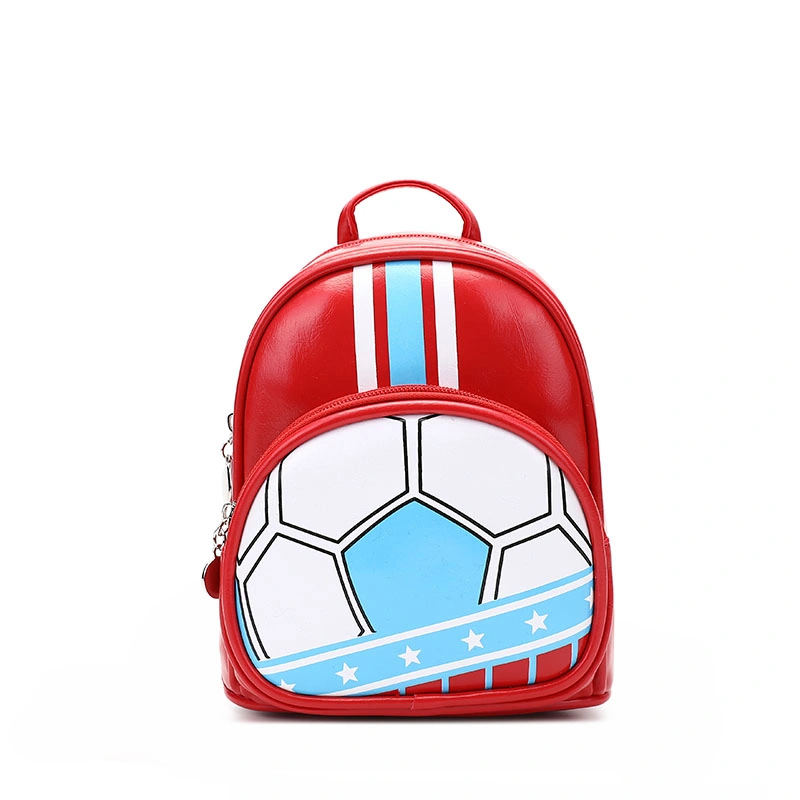 Olang Kids Cartoon Small Bags Children School Backpack with Football Image Print Bagpack Bookbag for Boy Students