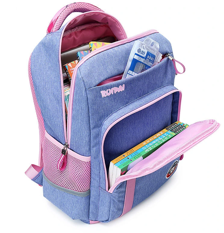 Waterproof Primary Children Child Student School Kids Book Shoolbag Double Shoulder Satchel Backpack Pack Bag (CY8817)