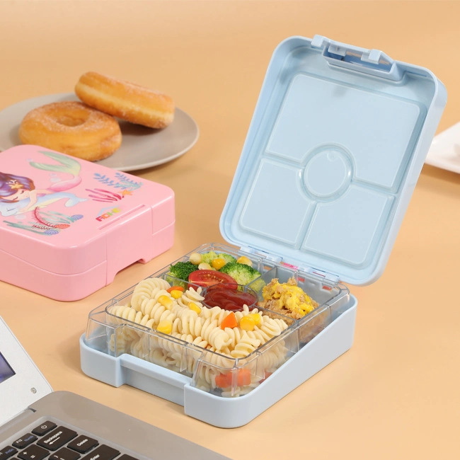 Aohea BPA Free Lunchboxes Leakproof Bento Box 4 PCS Set