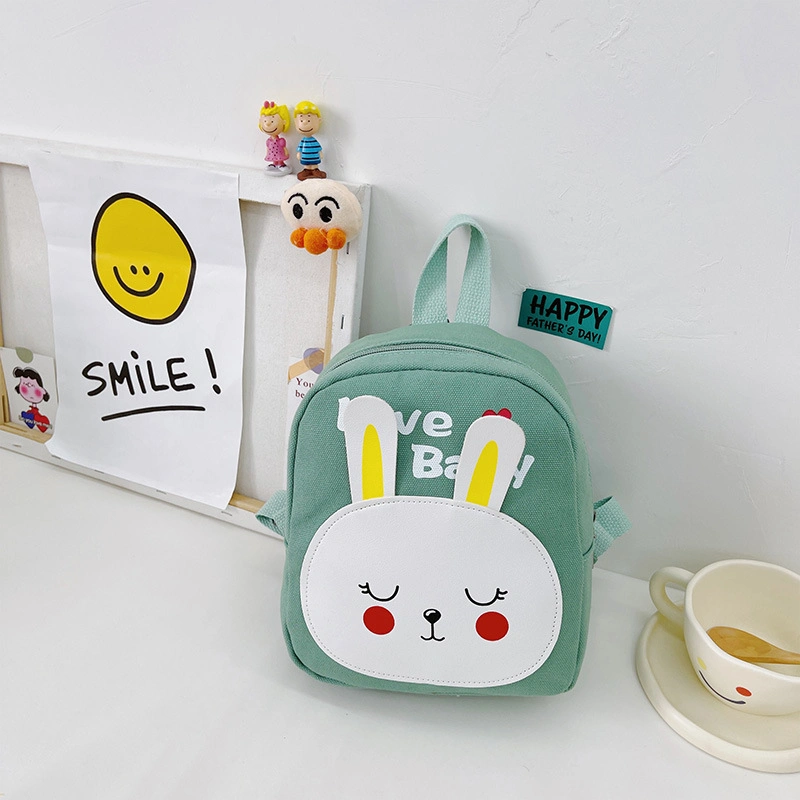 Small New Cute Cartoon Kindergarten Baby Casual Canvas Animal Backpack