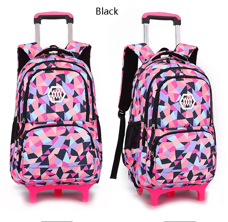 Wholesale Trolley Children School Backpack with Wheels Trolley Bag