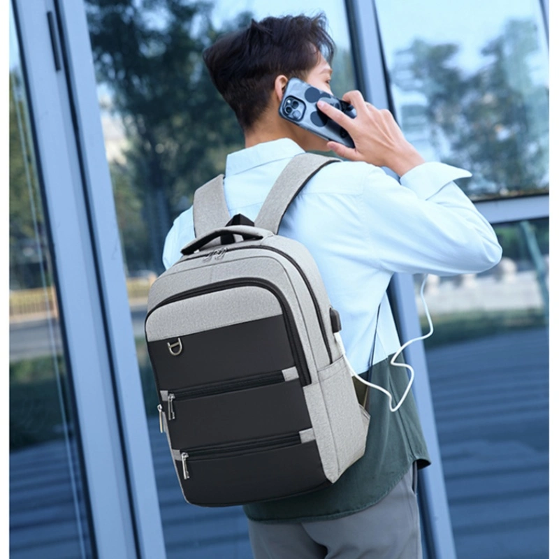 Hot Waterproof Fashion Teenagers Large Capacity USB Charging Interface Fashion Laptop Backpack Large Capacity Backpack