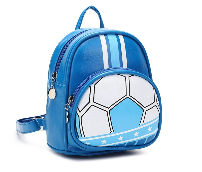 Olang Kids Cartoon Small Bags Children School Backpack with Football Image Print Bagpack Bookbag for Boy Students