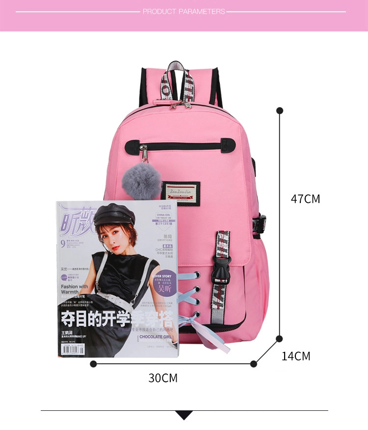 Women School Backpacks Anti Theft School Bags USB Charge Backpack for Teenagers Girls Boys Child Travel Bag Waterproof Bagpack