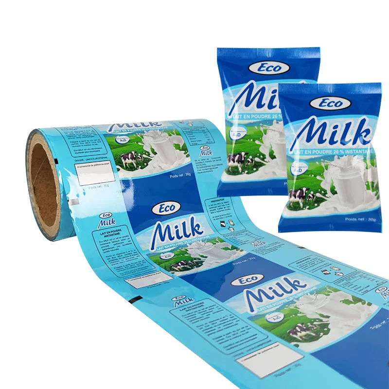 Customized Plastic Food Packaging Laminated Roll Film 30g Milk Powder Small Packaging Bags for Children