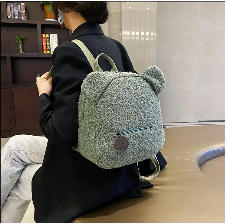 Plush Teddy Bear Backpack Kids Cartoon Book Bags Toddler School Backpack Bags Cute Children Schoolbag Mini Plush Backpack