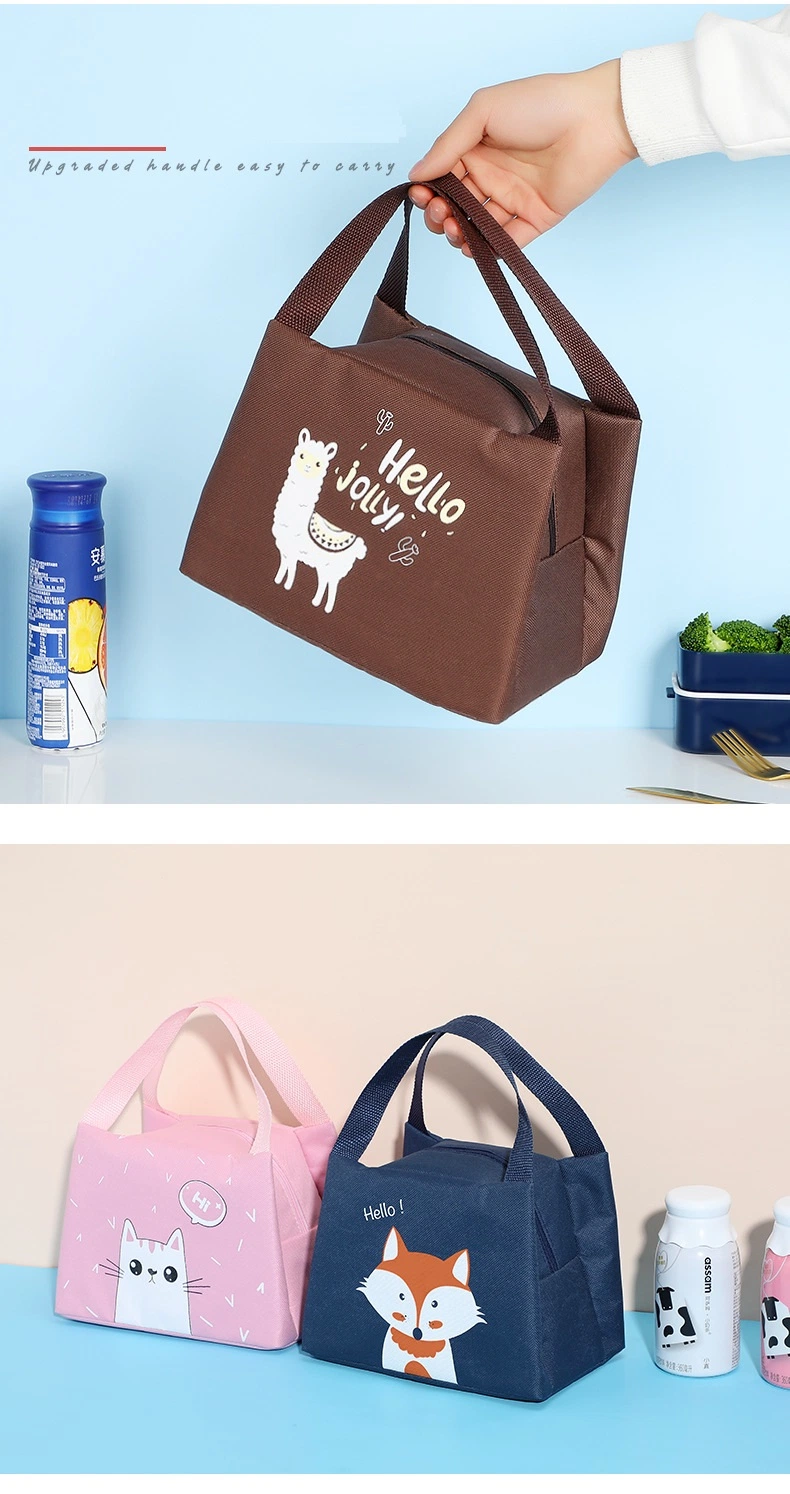 Aluminum Foil Thickened Lunch Bag Cartoon Cute Heat Preservation Bag Packed Lunch Bag Wholesale