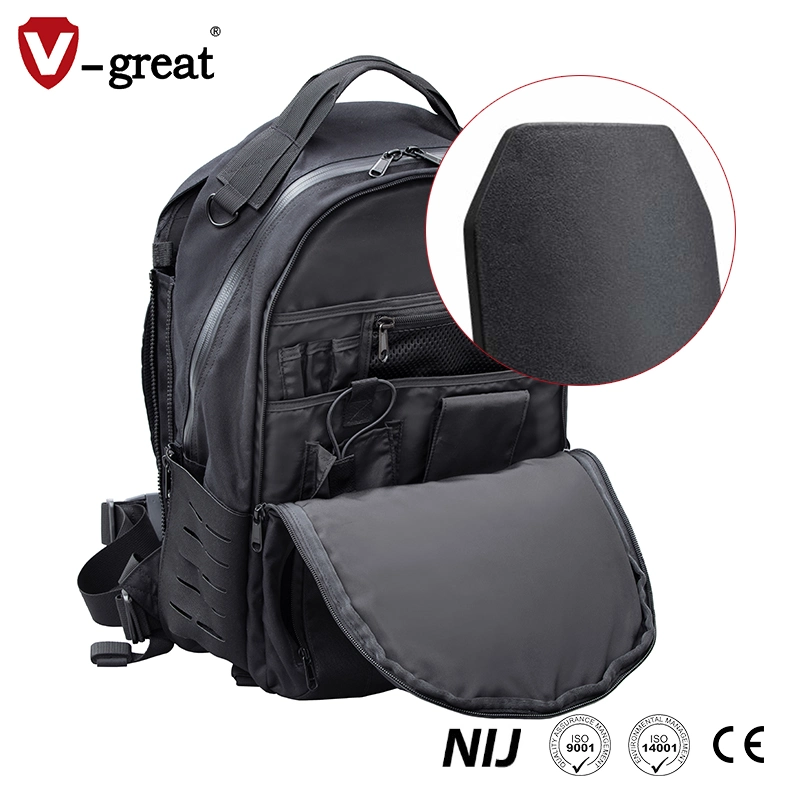 Outdoor Tactical Hunting Safety Nij Level Iiia Bulletproof Plate Carrier Backpack