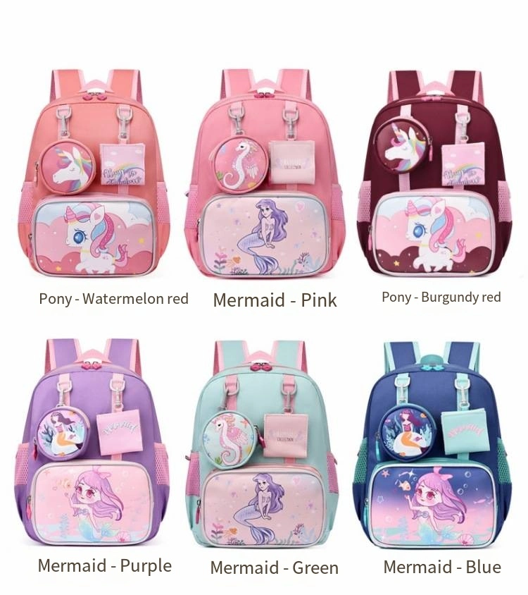 Children&prime;s Schoolbag Elementary School Kindergarten Men&prime;s and Women&prime;s Cartoon Backpack